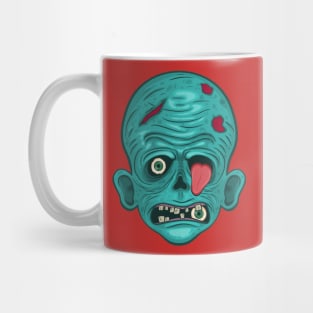 creepy zombie eye tongue Mug